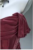 Hand Crafted Shiny Tailing Princess Prom Dress