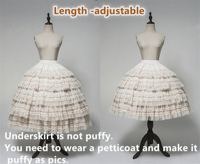 Embroidered Lily of the Valley Elegant Classic Lolita Dress