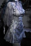 Blood Supply Corpse Bride Gothic Salopette and Accessories