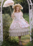 Embroidered Lily of the Valley Elegant Classic Lolita Dress