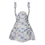 Blood Supply Corpse Bride Gothic Salopette and Accessories