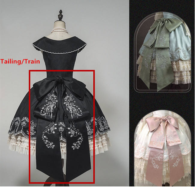 Embroidered Lily of the Valley Elegant Classic Lolita Dress