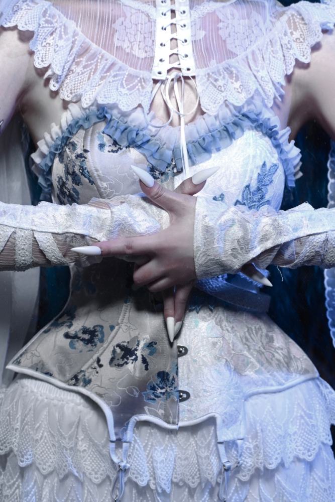 Blood Supply Corpse Bride Gothic Salopette and Accessories