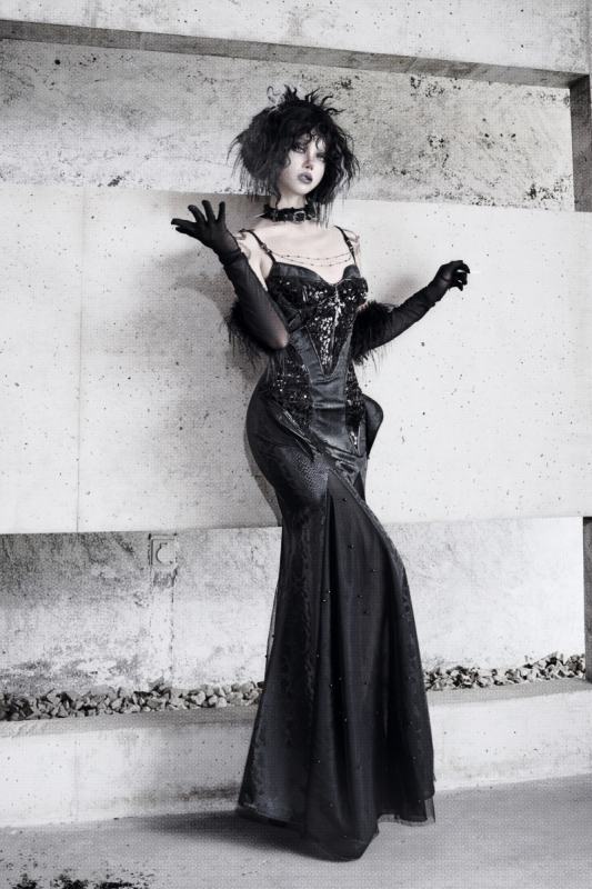 Blood Supply Shadow of Snake Eyes Dress, Gloves, Coat and Brooch