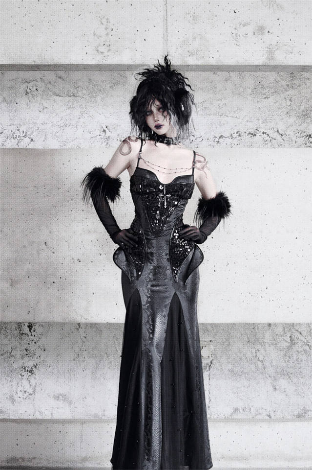 Blood Supply Shadow of Snake Eyes Dress, Gloves, Coat and Brooch