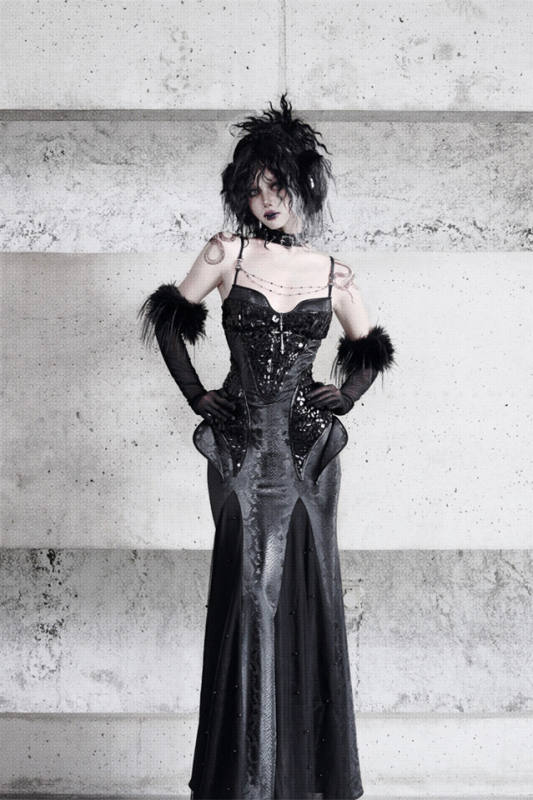 Blood Supply Shadow of Snake Eyes Dress, Gloves, Coat and Brooch