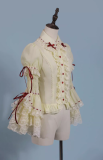 Antique Doll Strawberry Cake Sweet Lolita Dress, Blouse and Accessories
