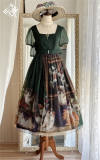 Miss Point Oil Painting Empire Waist Lolita Dress