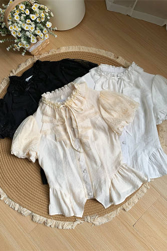Withpuji Summer Black and White Shirt and Sleeves