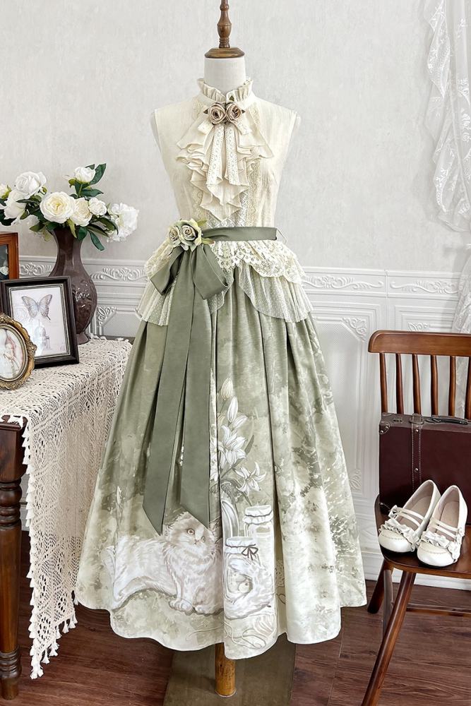 Morning Time Summer Lolita Set Top and Skirt