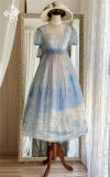 Miss Point Oil Painting Empire Waist Lolita Dress