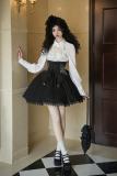 Withpuji Gothic Spring Salopette, Shirt, and Bib