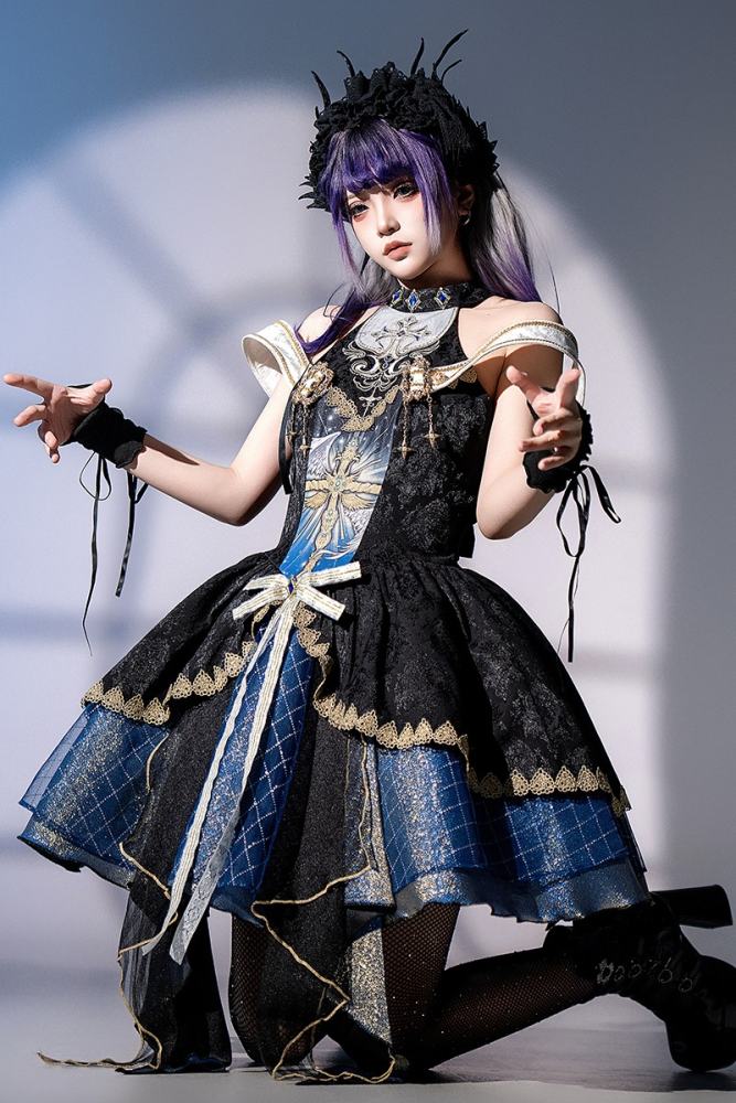 Cross Universe Cyberpunk Lolita Jumper