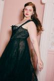 Black Dots Straps Plus Size Dress Plus Size Dresses for Women
