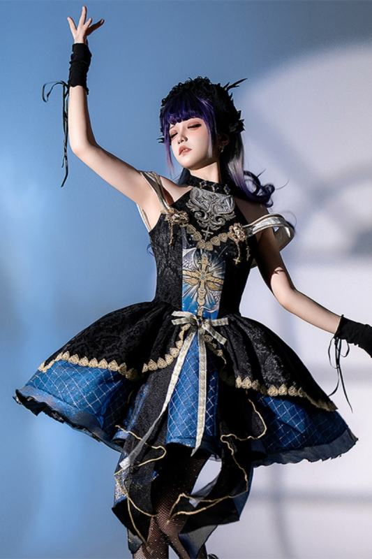 Cross Universe Cyberpunk Lolita Jumper