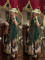 Dark Green Kitten Prints Long Version