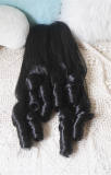Roman Sweetheart Bobo Cut Lolita Wig and  Roman Curls Double Ponytails