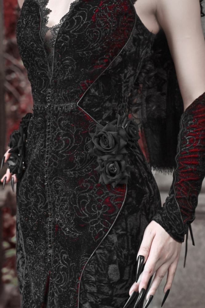 Blood Supply Scarlet Blood Peak Gothic Dress