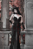 Blood Supply Scarlet Blood Peak Gothic Dress