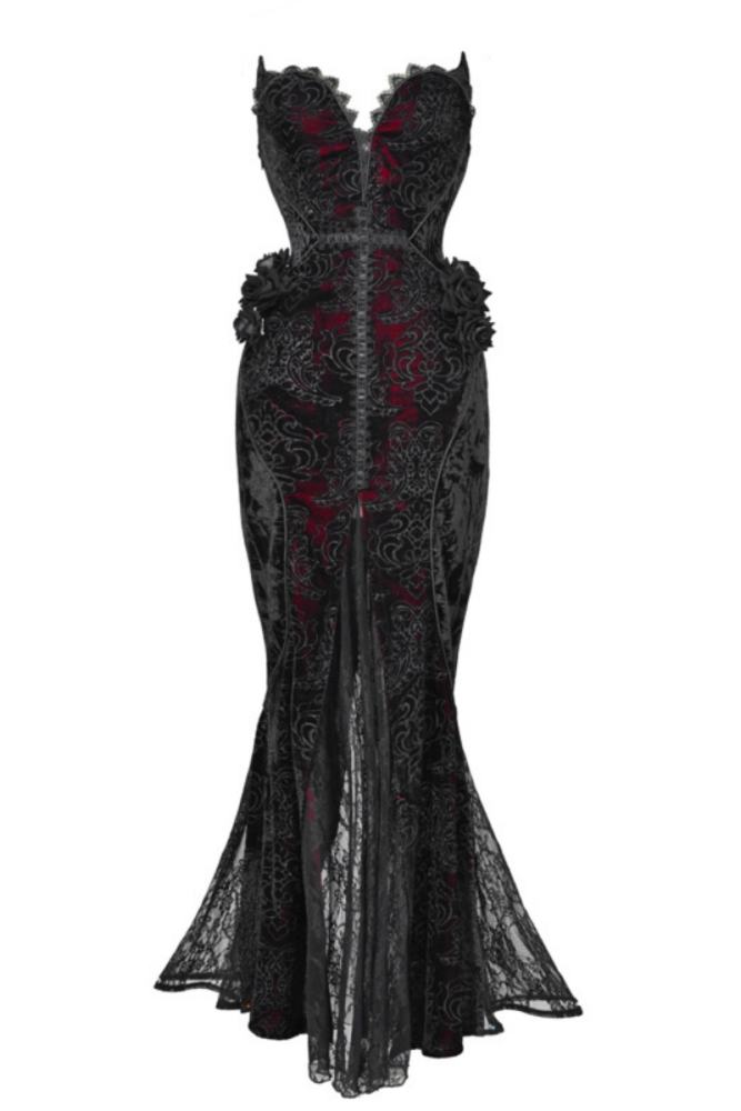 Blood Supply Scarlet Blood Peak Gothic Dress