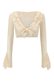 Summer Plus Size Lace Apricot Beige Cardigan Dresses for Women