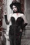 Blood Supply Scarlet Blood Peak Gothic Sleeves, Cake Hat, and Shawl