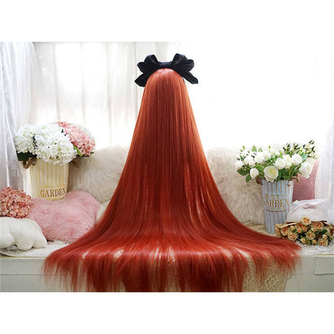 Yuchashui 120cm Super Long Straight Lolita Wig