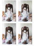 Bobo Short Wigs and Egg Roll Ponytail Claw Clips