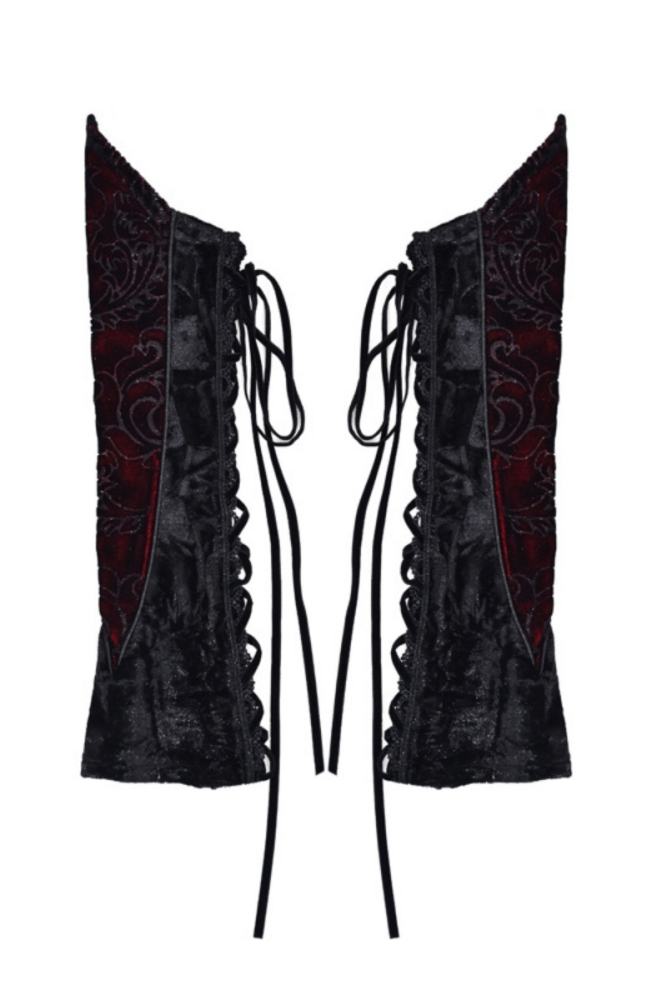 Blood Supply Scarlet Blood Peak Gothic Sleeves and Shawl