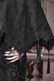 Blood Supply Scarlet Blood Peak Gothic Sleeves, Cake Hat, and Shawl