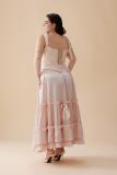 French Princess Plus Size Satin Corset Skirt Dresses for Women