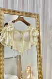 Airfreeing ~Tipsy· Fishbone Lolita Corset Blouse