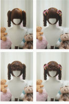Bobo Short Wigs and Egg Roll Ponytail Claw Clips