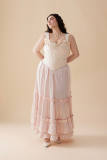 French Princess Plus Size Satin Corset Skirt Dresses for Women