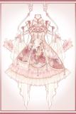 Cherry blossoms Sweet JSK Lolita Dress and Accessories