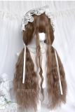 Linen Brown 80cm Long Curl Hair Lolita Wig