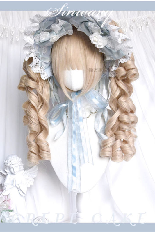 Crepe Cake Retro Flaxen Hair Lolita Wig