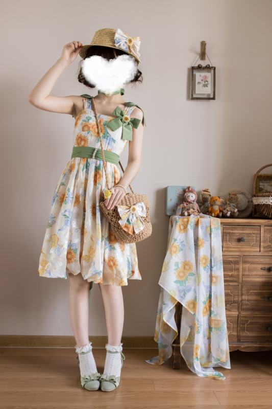 Summer Sunflowers Sweet JSK Lolita Dress