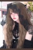 Linen Brown 80cm Long Curl Hair Lolita Wig