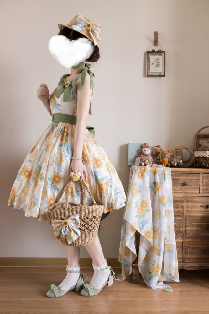 Summer Sunflowers Sweet JSK Lolita Dress