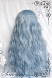 Ice Blue Doll Long Curl Hair Lolita Wig