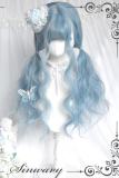 Ice Blue Doll Long Curl Hair Lolita Wig
