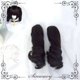 Black Bobo Hair and Ponytails Series Lolita Wig