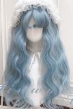 Ice Blue Doll Long Curl Hair Lolita Wig