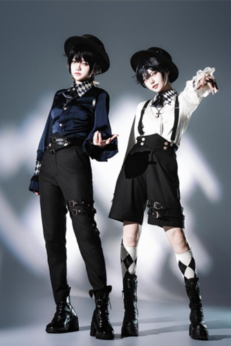 Castle Too Fantasy Paradise Ouji Lolita Shirt, Pants and Straps