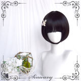 Black Bobo Hair and Ponytails Series Lolita Wig