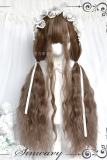 Linen Brown 80cm Long Curl Hair Lolita Wig
