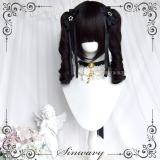 Sweet Short Hair and Roman Curl Ponytails Lolita Wig