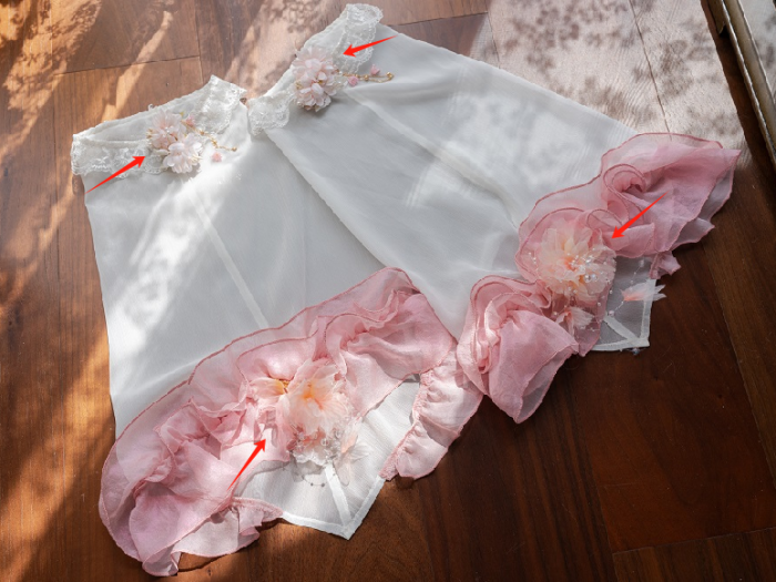 Ying Luo Fu Cherry blossoms Sweet JSK Lolita Dress and Accessories
