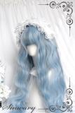 Ice Blue Doll Long Curl Hair Lolita Wig